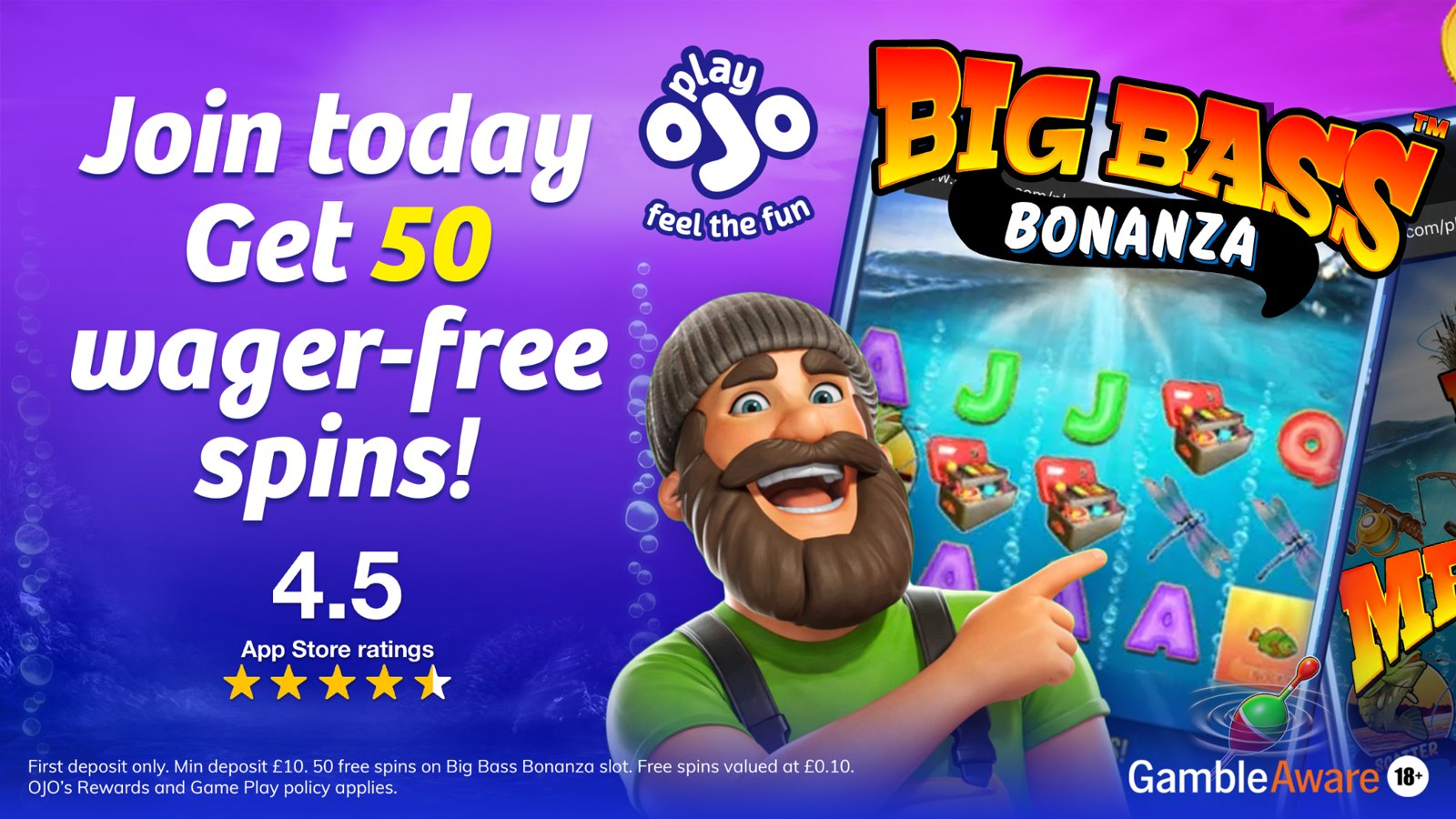 Big Bass Bonanza campaign artwork