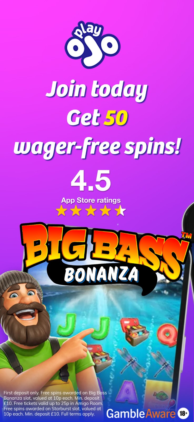 Big Bass Bonanza mobile