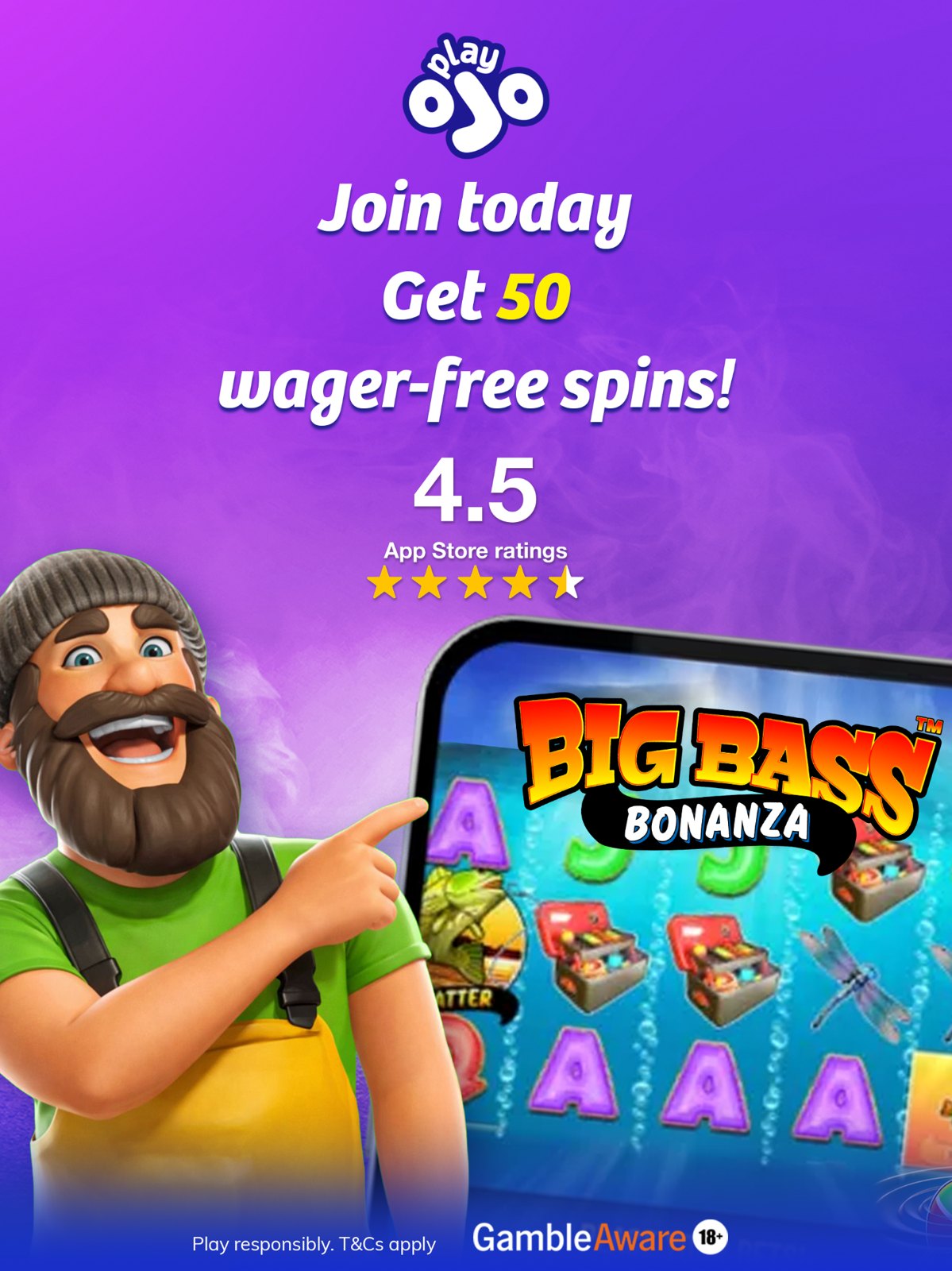 Big Bass Bonanza tablet
