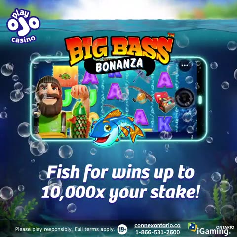 PlayOJO Big Bass Bonanza square social video
