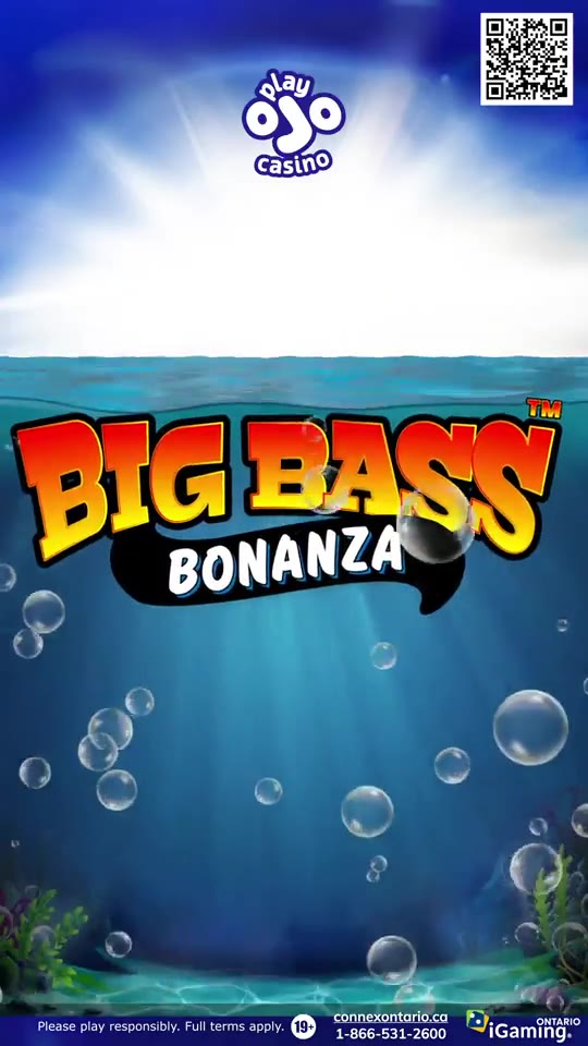 PlayOJO Big Bass Bonanza vertical story animation