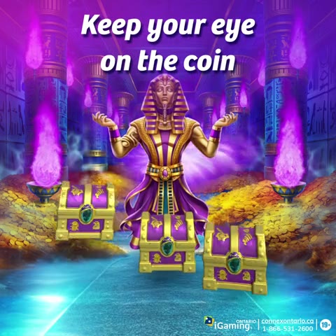 Pharaoh shuffle game promotion animation