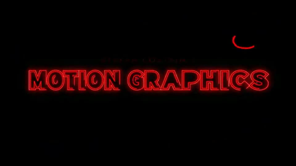 2020 motion graphics showreel title card
